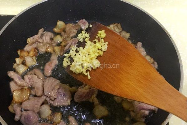 豆角焖面的做法图解4