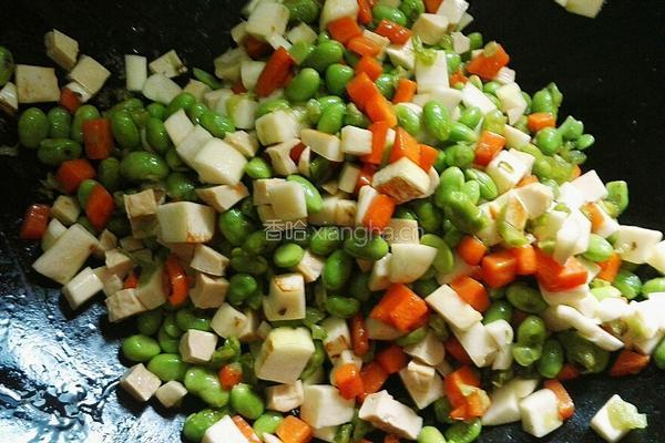 素炒毛豆丁的做法图解9