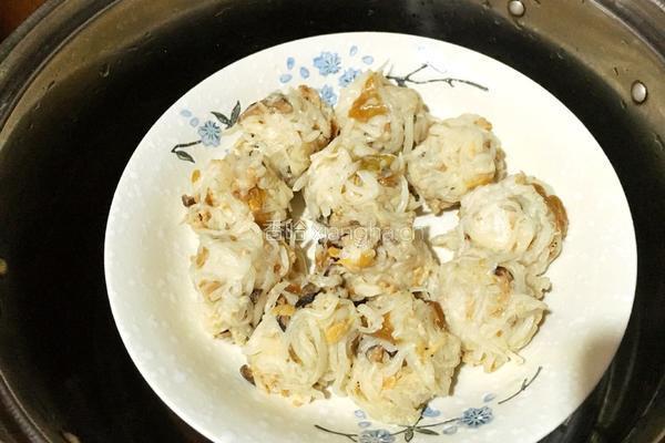 客家蒸萝卜丸子的做法图解19