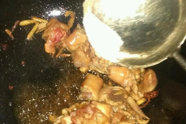 红烧海鲜菇鸡腿肉的做法图解8