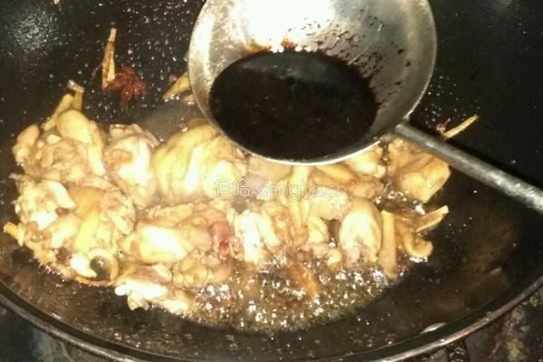 红烧海鲜菇鸡腿肉的做法图解10