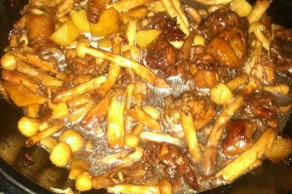红烧海鲜菇鸡腿肉的做法图解18
