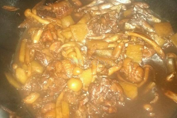 红烧海鲜菇鸡腿肉的做法图解19