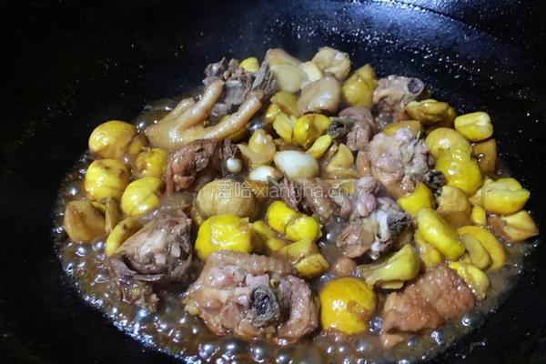 板栗焖鸡肉的做法图解13
