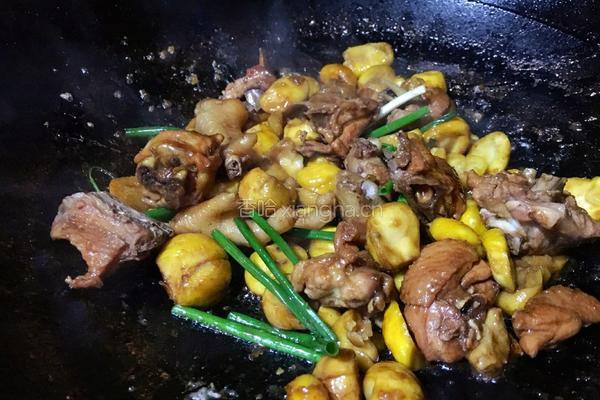 板栗焖鸡肉的做法图解15