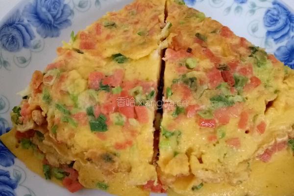 火腿鸡蛋饼的做法图解5