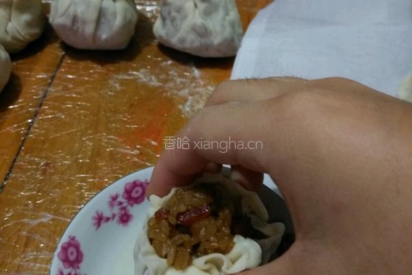 水晶烧麦的做法图解5