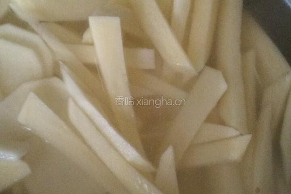 简单版炸薯条的做法图解5