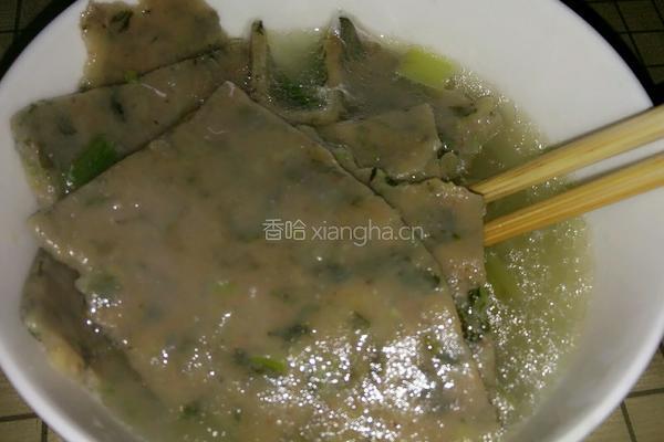 香菜杂粮面片的做法图解12