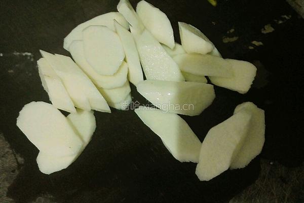山药牛肉汤年糕的做法图解4