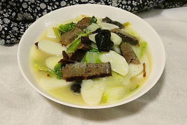 山药牛肉汤年糕的做法图解16