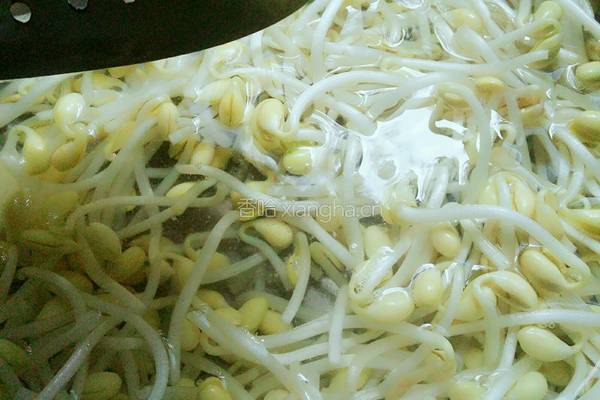 黄豆芽炒牛肚的做法图解7