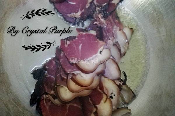 腊肉炒笋干的做法图解7
