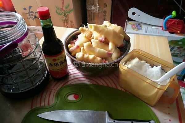 老醋姜丝的做法图解1