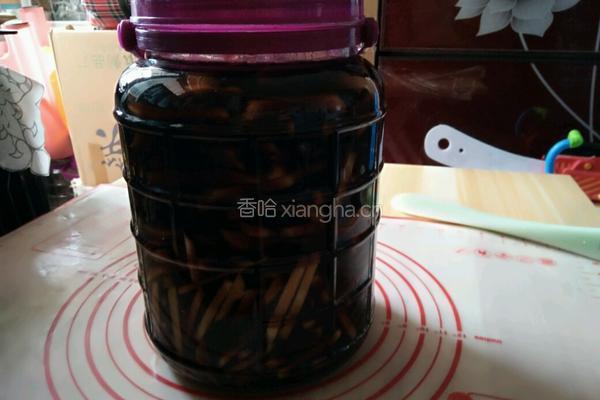 老醋姜丝的做法图解7