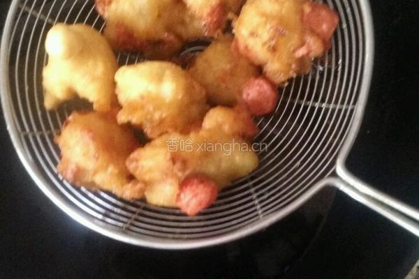 炸萝卜火腿丸子的做法图解16