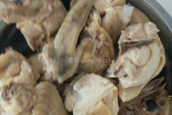 干豆角炒小鸡贴面饼的做法图解3
