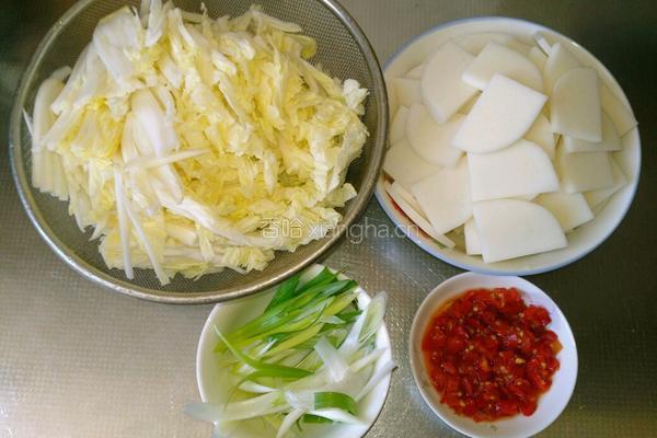 炒饵块的做法图解2