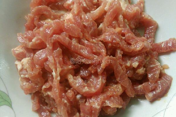 青椒炒肉的做法图解3