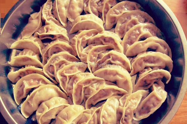 素饺子 家常味 香菇韭菜饺子的做法图解8