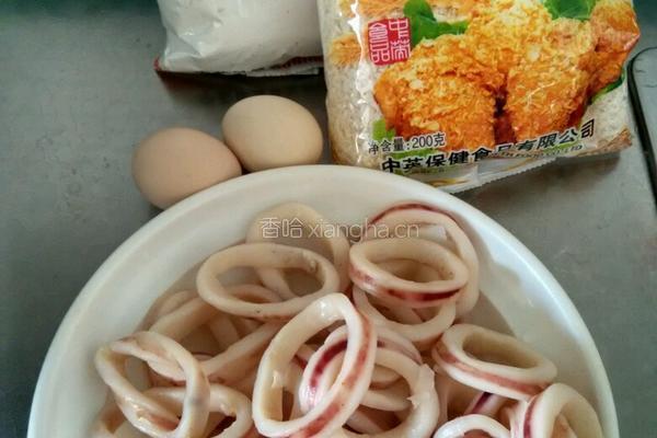 鱿鱼圈的做法图解1