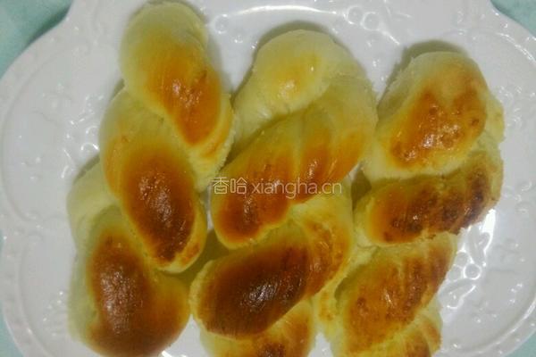 椰蓉麻花面包的做法图解16