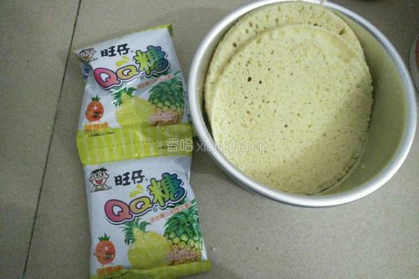 QQ糖慕斯蛋糕的做法图解1