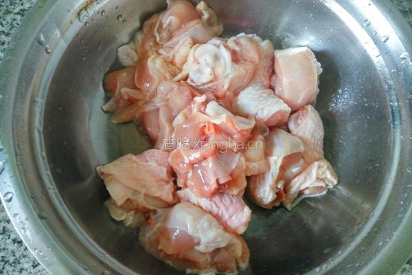 鸡腿炖香菇的做法图解3
