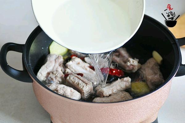韩式辣酱芝士焗排骨的做法图解3