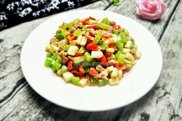 什锦炒肉丁的做法图解12