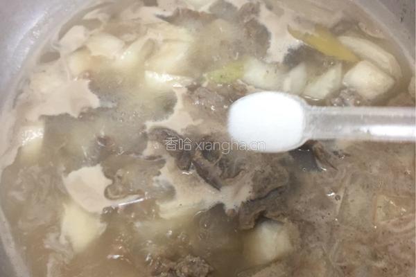 牛肉萝卜汤的做法图解6