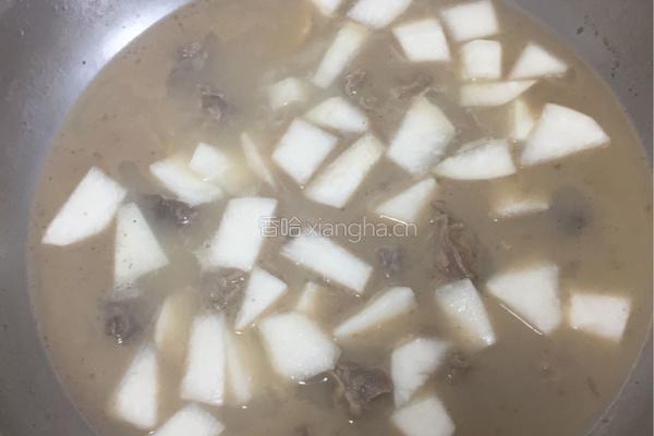 牛肉萝卜汤的做法图解5