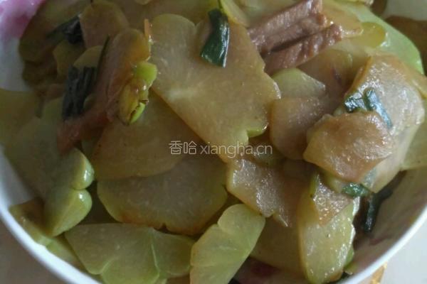 炒佛手瓜的做法图解7