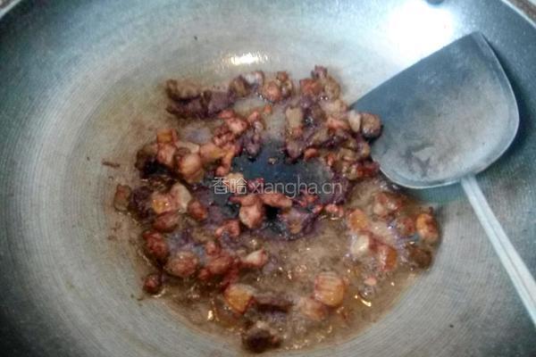 肉丁芥菜头的做法图解6