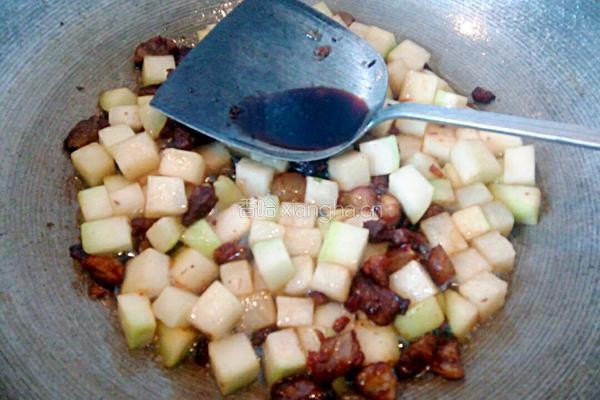肉丁芥菜头的做法图解9