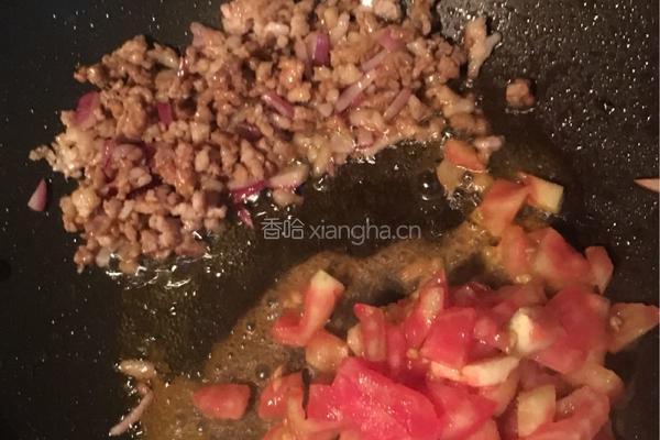 家庭版番茄肉酱意面的做法图解5
