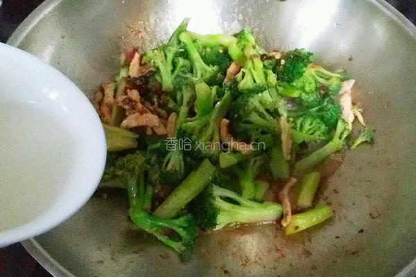  豆豉炝炒西兰花的做法图解8