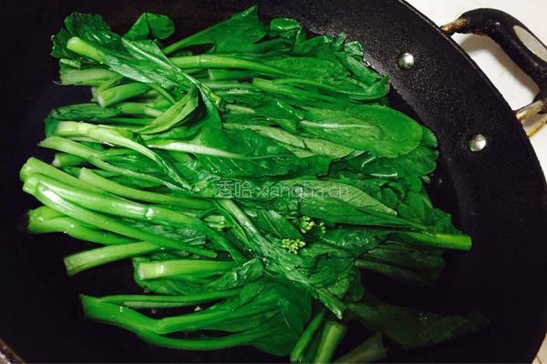 香菇菜心的做法图解2
