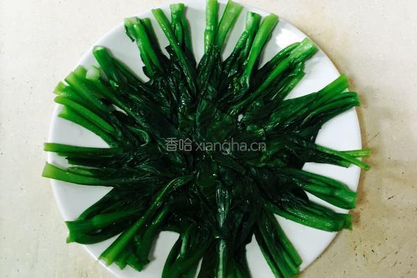 香菇菜心的做法图解3