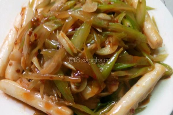 芹菜年糕的做法图解7