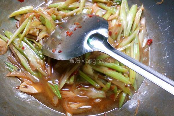 芹菜年糕的做法图解4
