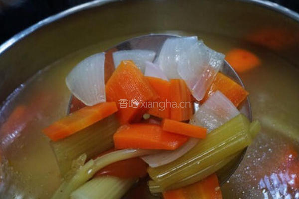蔬菜养生汤的做法图解8
