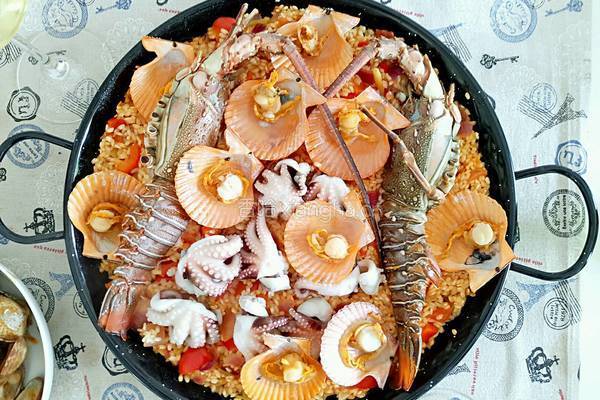 西班牙海鲜饭的做法图解5