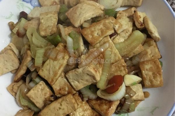 豆腐大葱的做法图解4