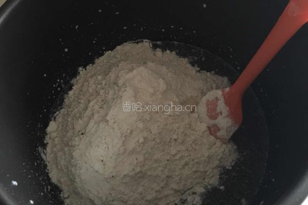 奶香黑芝麻发糕的做法图解4