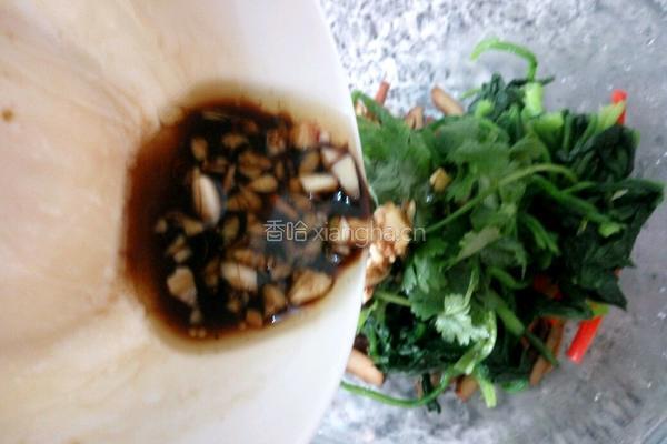 菠菜拌香干的做法图解7