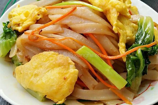 鸡蛋炒河粉的做法图解9