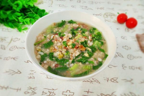 菜米稀饭的做法图解8