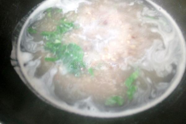菜米稀饭的做法图解6
