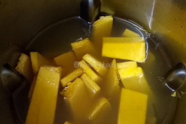 南瓜玉米浆的做法图解2